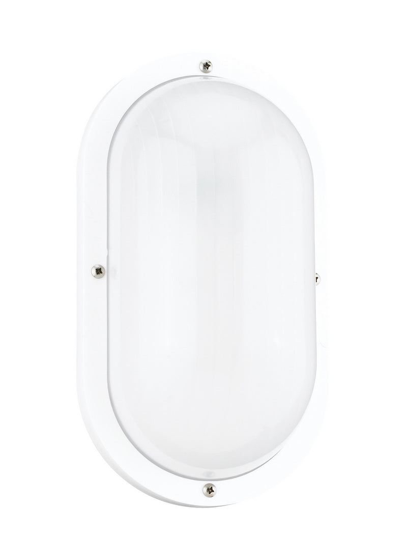 Bayside One Light Outdoor Wall Lantern in White