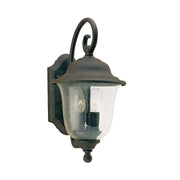 Trafalgar 2-Light Small Outdoor Wall Lantern in Oxidized Bronze