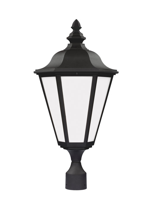 Brentwood One Light Outdoor Post Lantern in Black
