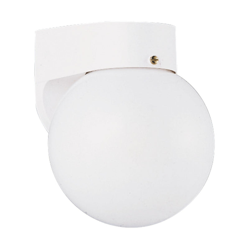 Outdoor Wall Globe Outdoor Wall Lantern in White