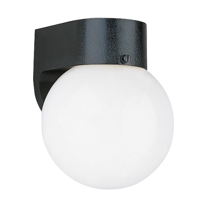 Outdoor Wall Globe Outdoor Wall Lantern in Black