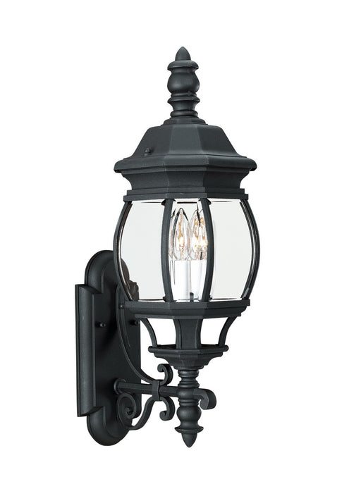 Wynfield 2-Light Outdoor Wall Lantern in Black