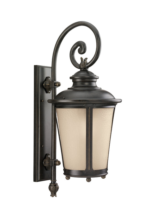 Cape May One Light Outdoor Wall Lantern in Burled Iron