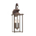 Jamestowne Two Light Outdoor Wall Lantern in Antique Bronze