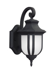 Childress Small Outdoor Wall Lantern in Black
