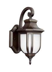 Childress Small Outdoor Wall Lantern in Antique Bronze