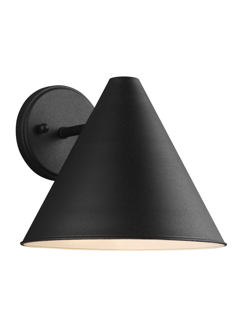 Crittenden 10" Outdoor Wall Sconce in Black