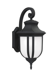 Childress Large Outdoor Wall Lantern in Black