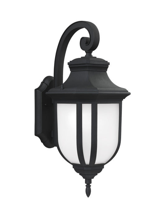 Childress One Light Outdoor Wall Lantern in Black