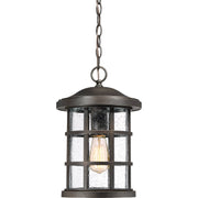 Crusade Outdoor Hanging Lantern in Palladian Bronze