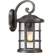 Crusade Large Outdoor Wall Lantern in Palladian Bronze