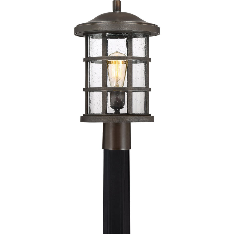 Crusade Outdoor Post Lantern in Palladian Bronze