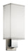 Wall Sconce LED in Brushed Nickel & Chrome