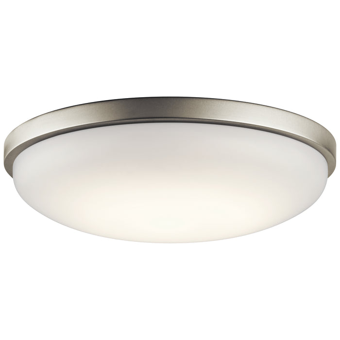Ceiling Space Flush Mount LED in Brushed Nickel
