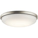 Ceiling Space Flush Mount LED in Brushed Nickel