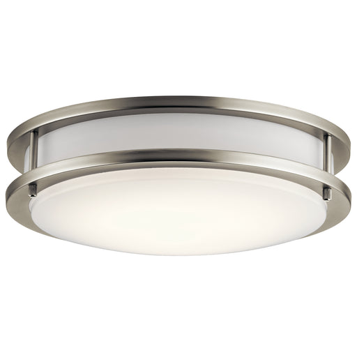 Flush Mount LED in Brushed Nickel