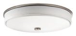 Ceiling Space Flush Mount LED in Brushed Nickel