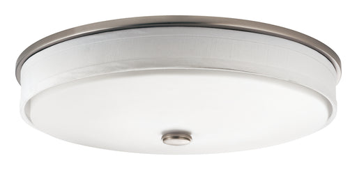 Ceiling Space Flush Mount LED in Brushed Nickel
