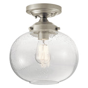 Avery 9.75" Semi-Flush Mount in Brushed Nickel