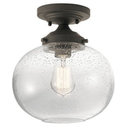 Avery 9.75" Semi-Flush Mount in Olde Bronze