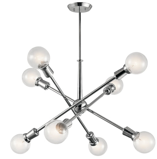 Armstrong 8-Light Chandelier in Chrome