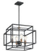 Taubert Pendant 4-Light in Black