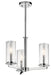 Crosby Chandelier/Semi Flush 3-Light in Chrome