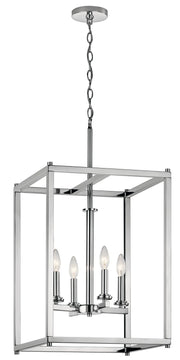 Crosby 4-Light Chandelier in Chrome