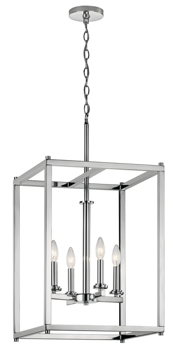 Crosby Foyer Pendant 4-Light in Chrome