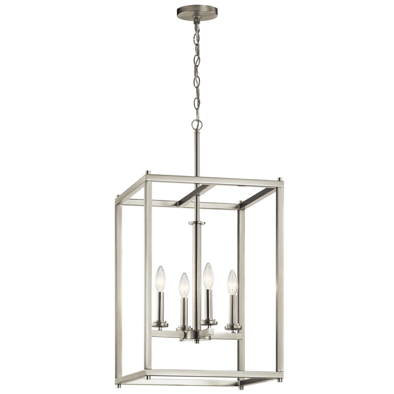 Crosby 4-Light Chandelier in Brushed Nickel