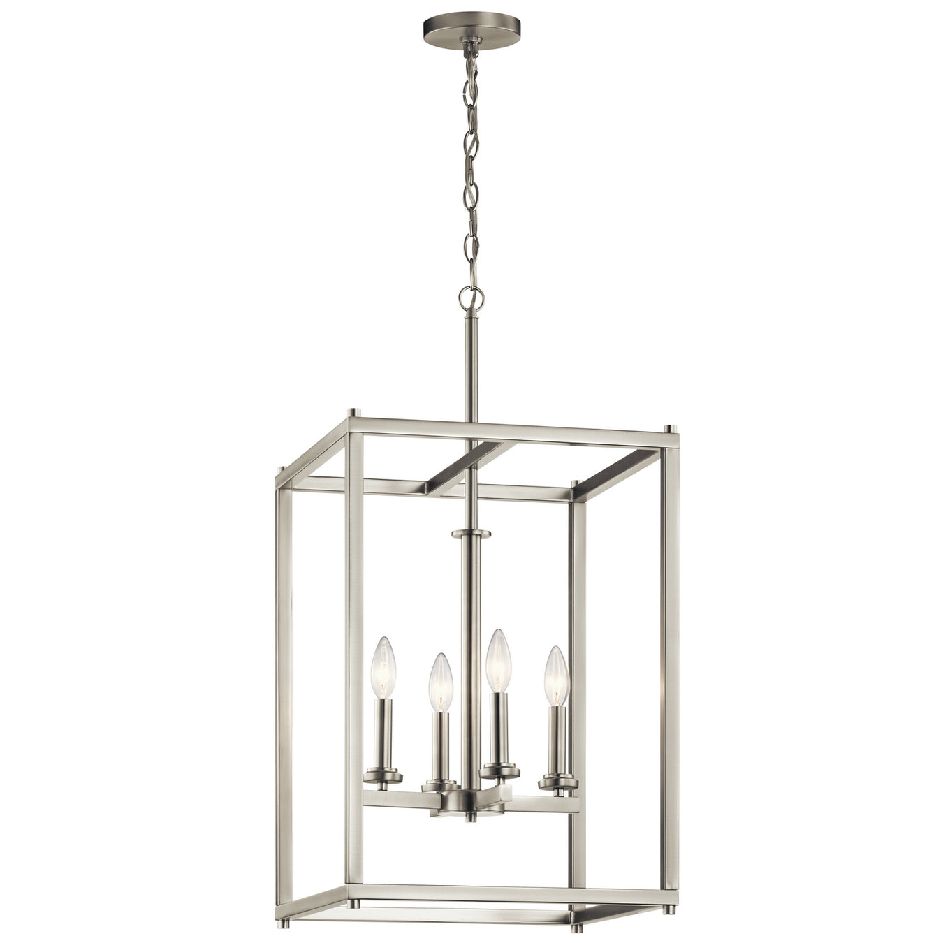 Crosby Foyer Pendant 4-Light in Brushed Nickel