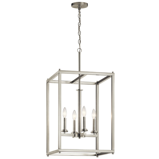 Crosby Foyer Pendant 4-Light in Brushed Nickel