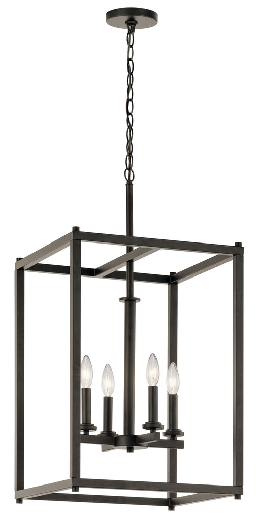 Crosby Foyer Pendant 4-Light in Olde Bronze