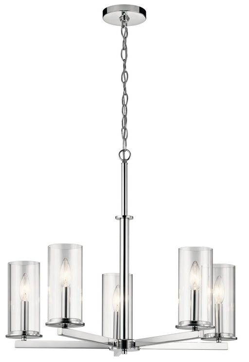 Crosby 5-Light Chandelier in Chrome