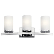 Crosby 3-Light Bath Vanity Light in Chrome