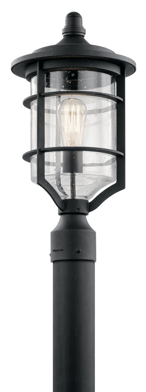 Royal Marine Outdoor Post Light in Distressed Black