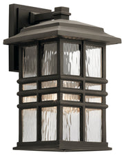 Beacon Square Medium Outdoor Wall Lantern in Olde Bronze
