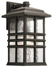 Beacon Square Large Outdoor Wall Lantern in Olde Bronze