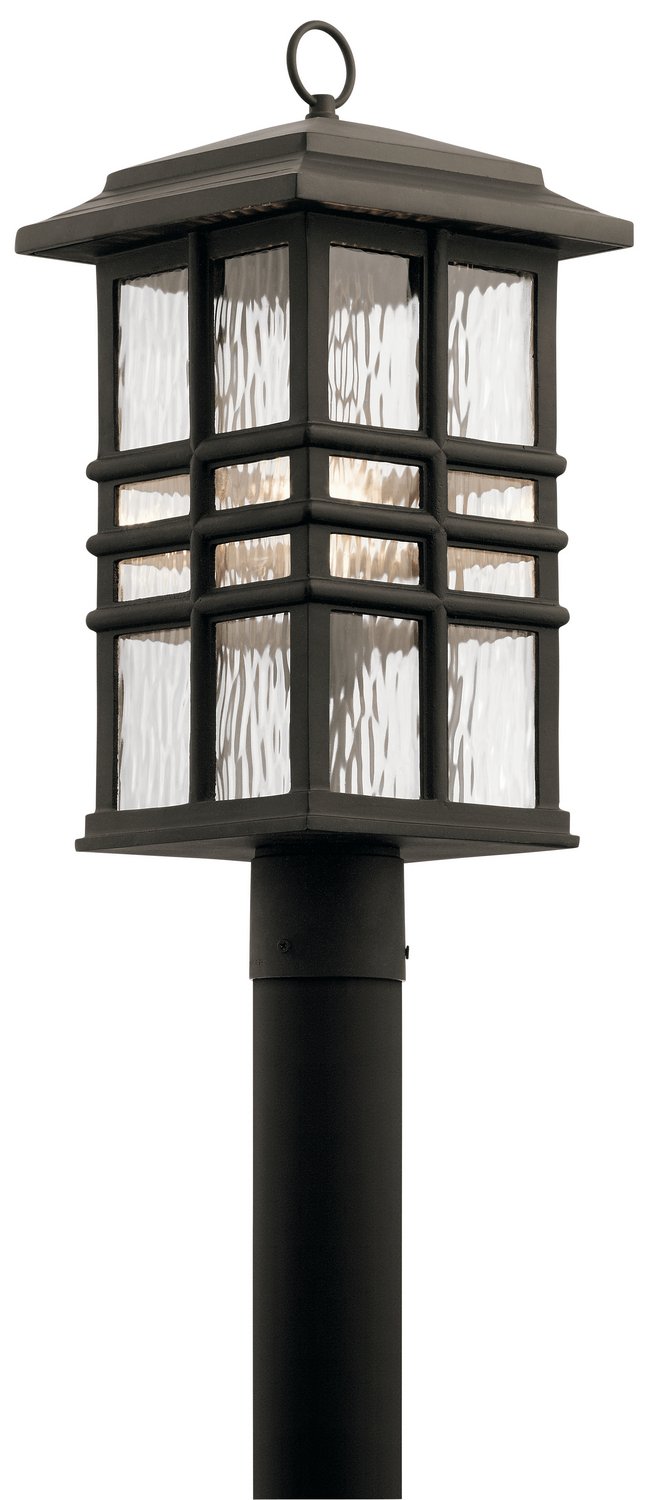 Beacon Square Outdoor Post Light in Olde Bronze