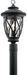 Admirals Cove Outdoor Post Mount 1-Light in Textured Black