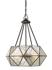 Tartan 4-Light Pendant in Oiled Burnished Bronze - Lamps Expo