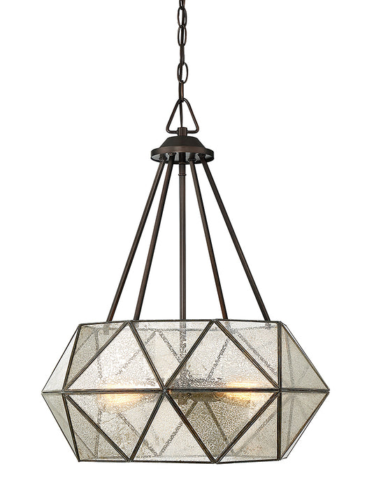 Tartan 4-Light Pendant in Oiled Burnished Bronze - Lamps Expo