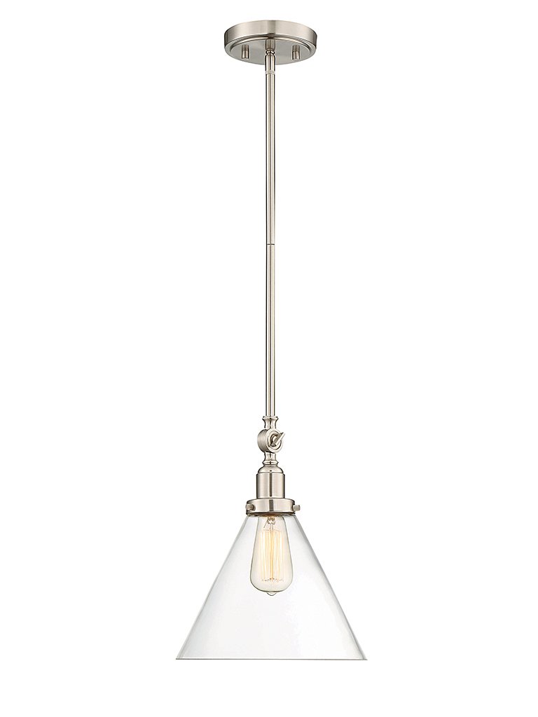 Drake Mini Pendant in Satin Nickel