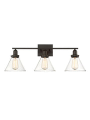 Drake 3-Light Bath Vanity Light in English Bronze