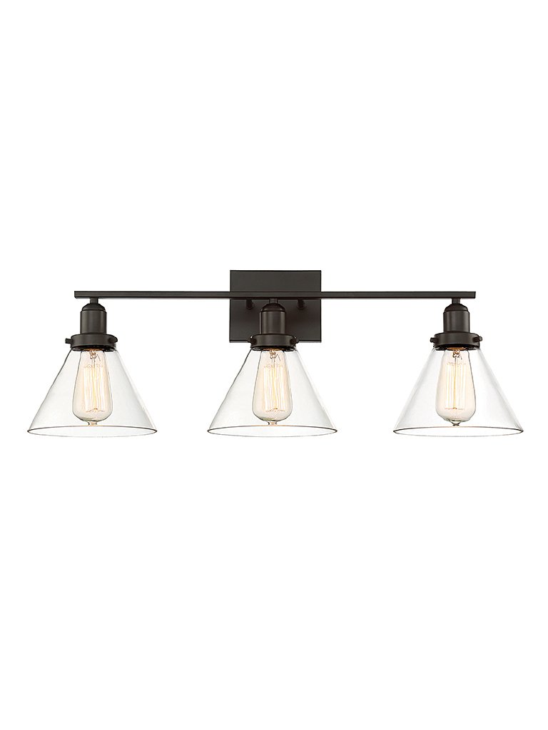 Drake 3-Light Bath Vanity Light in English Bronze
