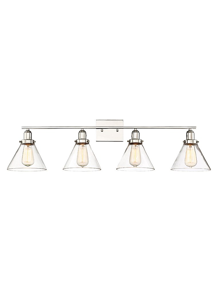 Drake 4-Light Bath Vanity Light in Polished Nickel