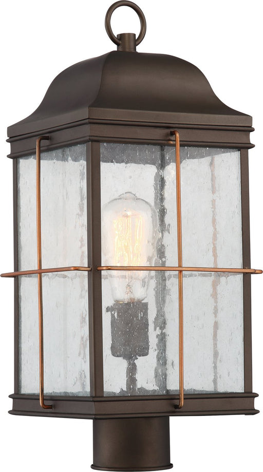 Howell Outdoor Post Light in Bronze and Copper