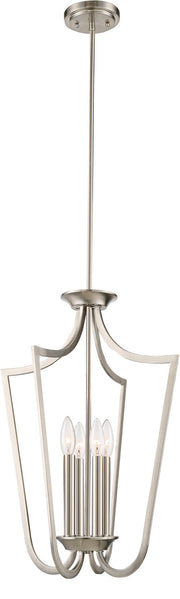 Laguna 4-Light Chandelier in Brushed Nickel