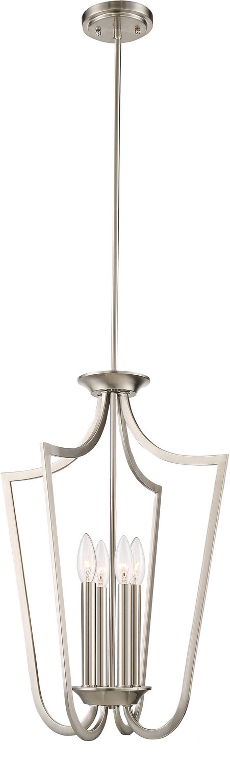 Laguna 4-Light Chandelier in Brushed Nickel
