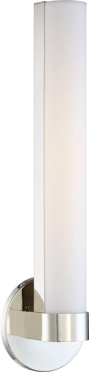 Bond Large LED Bath Sconce in Polished Nickel